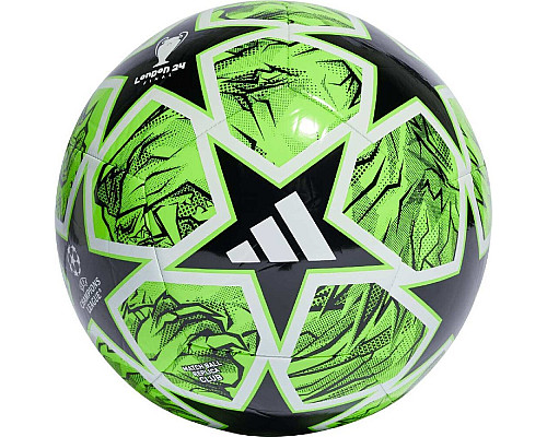 М'яч футбольний Adidas UCL Club IN9328 розмір 4, зелено-чорний