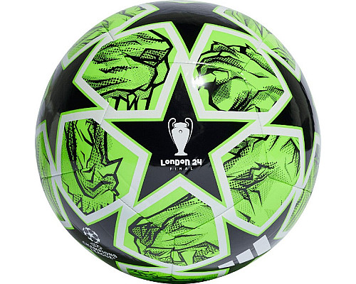 М'яч футбольний Adidas UCL Club IN9328 розмір 4, зелено-чорний