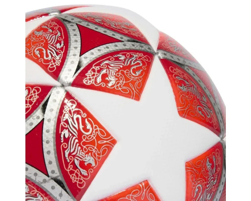 Футбольний м'яч Adidas Womens UCL League 25/26 Oslo, розмір 5, біло-червоний