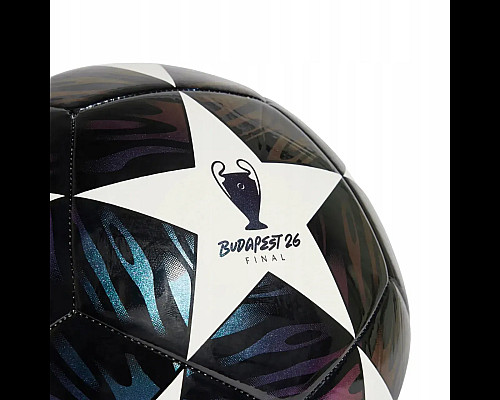 Футбольний м'яч Adidas UCL Club 25/26 Budapest розмір 5, біло-фіолетовий