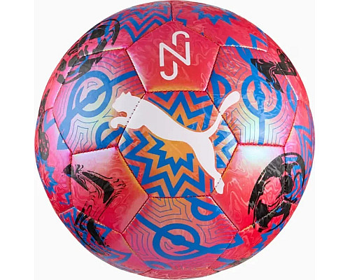 М'яч футбольний Puma NEYMAR JR Graphic ball розмір 4, рожево-синій