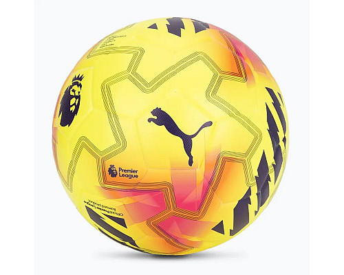 М'яч футбольний Puma Match PL Lights (FIFA Qty) розмір 5, жовто-рожевий