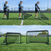 Bramka piłkarska Quickplay Rhino 120x80 cm Ворота футбольні Quickplay Rhino 120 х 80 см, чорно-зелені