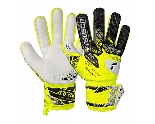 Рукавички воротарські Reusch Attrakt Grip Junior 5572815 2014 р.4, жовто-чорні