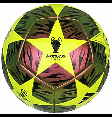 Футбольний м'яч Adidas UCL Club 25/26 Budapest розмір 5, зелено-жовтий