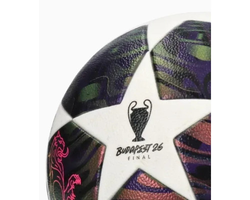 Футбольний м’яч adidas UCL Finale Competition розмір 4 біло-фіолетовий