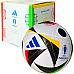 М'яч футбольний Adidas Euro24 Fussballliebe IN9369 розмір 5, чорно-білий