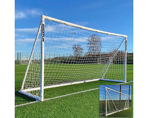 Ворота футбольні QUICKPLAY Q-FOLD 360 x 180 см, білі