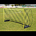 Ворота футбольні POWERSHOT QUICK FIRE FOOTBALL GOAL 240 x 120 см, чорно-жовті
