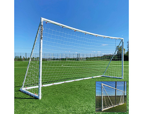 Ворота футбольні QUICKPLAY Q-FOLD 500 x 200 см, білі