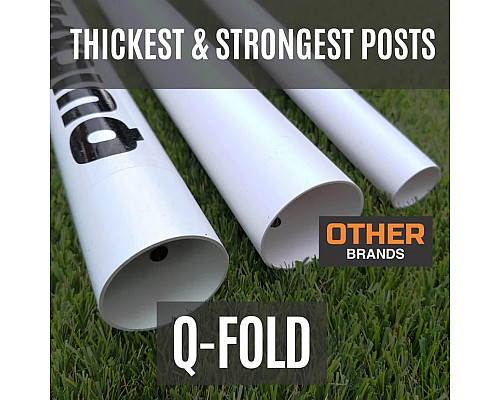 Ворота футбольні QUICKPLAY Q-FOLD 500 x 200 см, білі