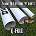 Ворота футбольні QUICKPLAY Q-FOLD 500 x 200 см, білі