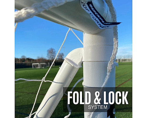 Ворота футбольні QUICKPLAY Q-FOLD 500 x 200 см, білі