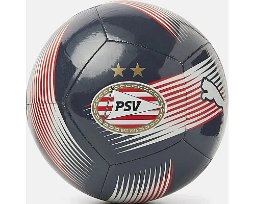 М'яч футбольний Puma PSV ESS Ball розмір 5, синьо-червоний