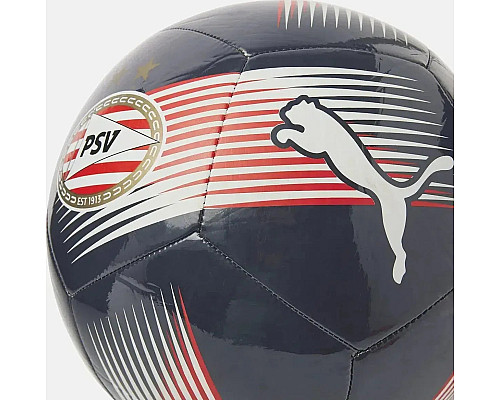 М'яч футбольний Puma PSV ESS Ball розмір 5, синьо-червоний