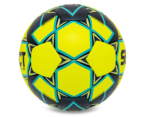 М'яч футбольний SELECT X-TURF v23 розмір 4, чорно-зелений