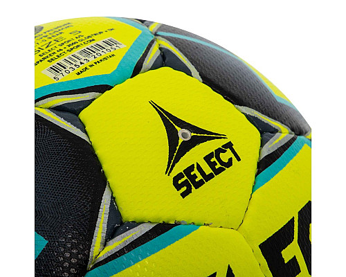 М'яч футбольний SELECT X-TURF v23 розмір 4, чорно-зелений