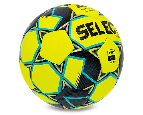 М'яч футбольний SELECT X-TURF v23 розмір 4, чорно-зелений
