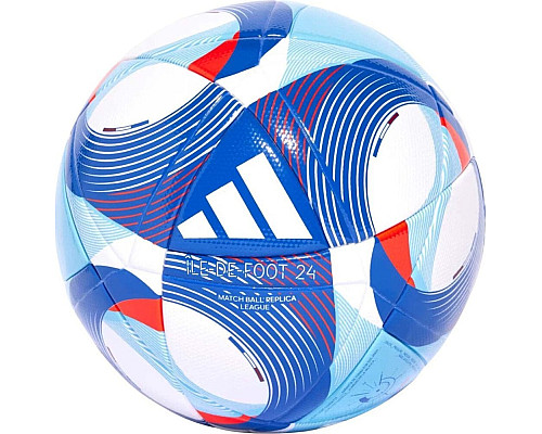 М'яч футбольний Adidas Olympic 24 League IW6327 розмір 5, синій