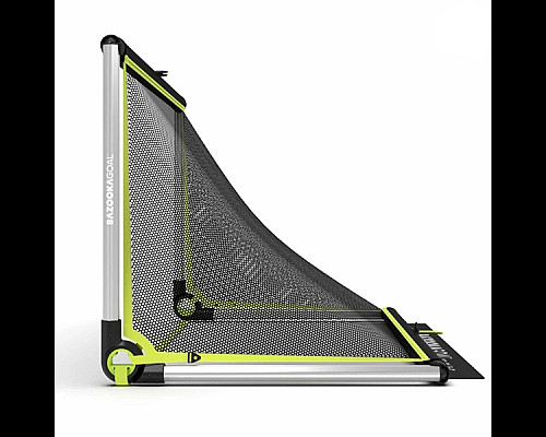 Ворота футбольні алюмінієві BAZOOKAGOAL 150 х 90 см, чорно-жовті