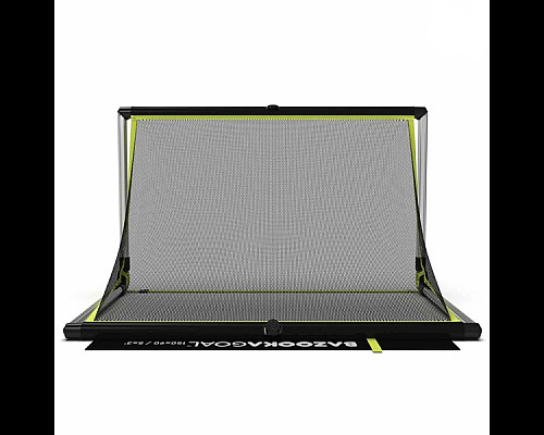 Ворота футбольні алюмінієві BAZOOKAGOAL 150 х 90 см, чорно-жовті