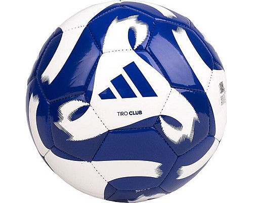 М'яч футбольний Adidas Tiro Club HZ4168 розмір 4, біло-синій