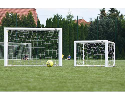 Ворота футбольні Yakimasport MINI PRO 180 x 120 см, білі