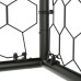 Ворота футбольні VIRTUFIT PREMIUM HEAVY DUTY 300 x 120 х 200 см, чорні