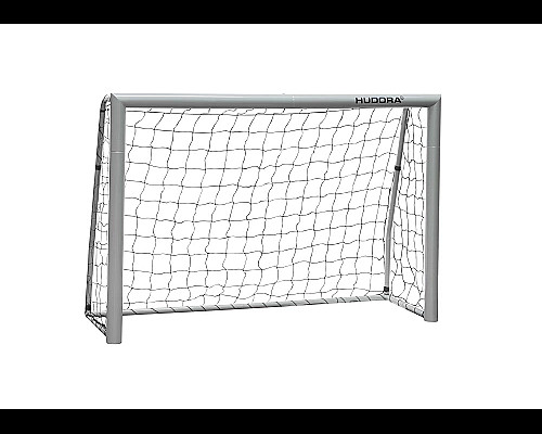 Ворота футбольні Hudora Expert 180 x 120 см, сірі
