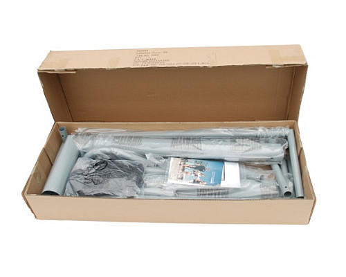 Ворота футбольні Hudora Expert 180 x 120 см, сірі