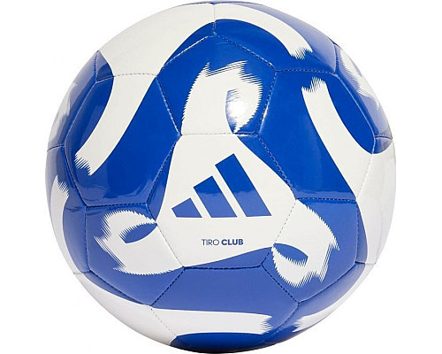 М'яч футбольний Adidas Tiro Club HZ4168 розмір 3, біло-синій
