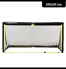 Ворота футбольні BAZOOKAGOAL 180 x 90 см, чорно-жовті