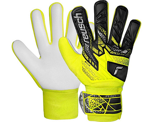 Рукавички воротарські Reusch Attrakt Starter Solid Junior 5572514 2014 р.7,5, жовто-чорні
