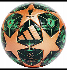 Футбольний м'яч Adidas UCL League 2025 Munich розмір 5, зелено-оранжевий