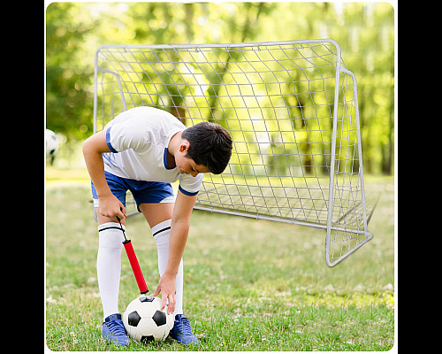 Ворота футбольні Neo-Sport NS-457 215 x 153 см, білі