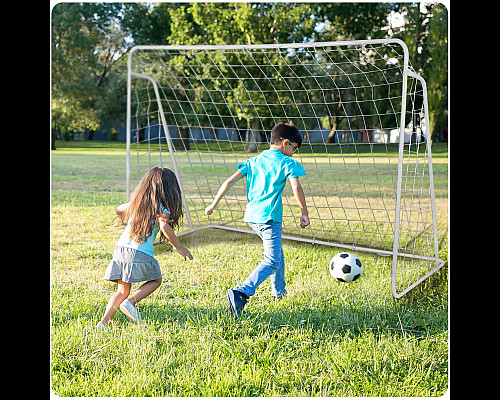 Ворота футбольні Neo-Sport NS-457 215 x 153 см, білі