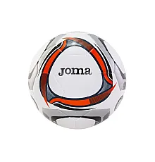 М'яч футбольний Joma LIGHT HYBRID розмір 5, біло-оранжевий
