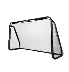 Ворота футбольні VIRTUFIT PRO з мішенню 120 х 80 х 60 см, чорні