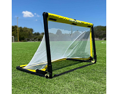 Ворота футбольні BAZOOKAGOAL 120 х 75 см, чорно-жовті