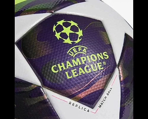 Футбольний м'яч Adidas UCL League BOX 2026 Budapest розмір 5, біло-фіолетовий