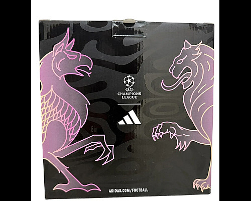Футбольний м'яч Adidas UCL League BOX 2026 Budapest розмір 5, біло-фіолетовий