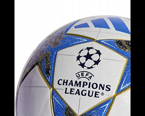Футбольний м'яч Adidas UCL League BOX 2025 розмір 4, біло-синій