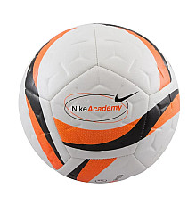 М'яч футбольний Nike Academy розмір 5, біло-оранжевий