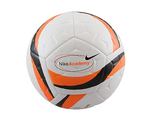М'яч футбольний Nike Academy розмір 5, біло-оранжевий