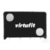 Ворота футбольні VIRTUFIT PRO з мішенню 220 х 170 см, чорні