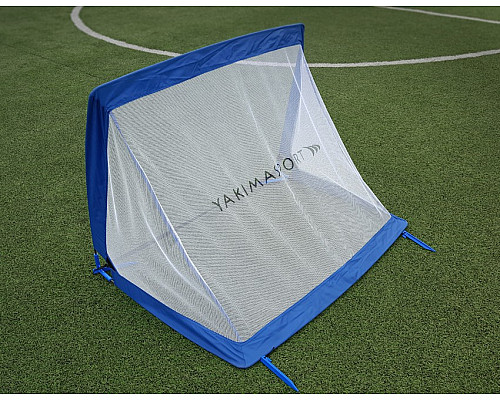 Ворота футбольні YakimaSport POP UP 120 х 80 см, біло-сині