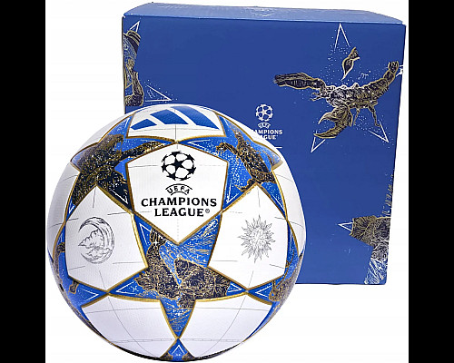 Футбольний м'яч Adidas UCL League BOX 2025 розмір 5, біло-синій