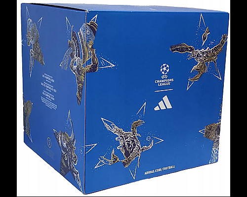 Футбольний м'яч Adidas UCL League BOX 2025 розмір 5, біло-синій