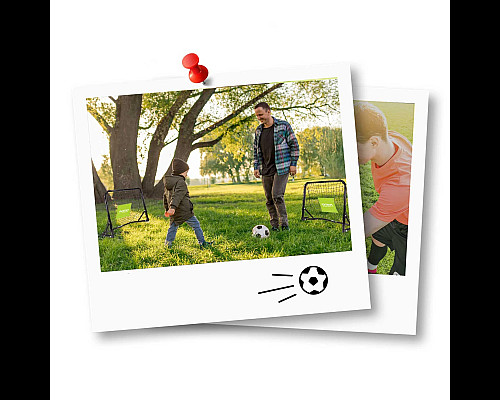 Ворота футбольні Neo-Sport NS-461 60 x 45 x 25 см, чорні