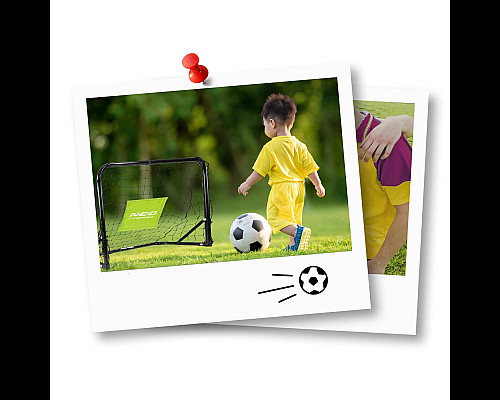 Ворота футбольні Neo-Sport NS-461 60 x 45 x 25 см, чорні